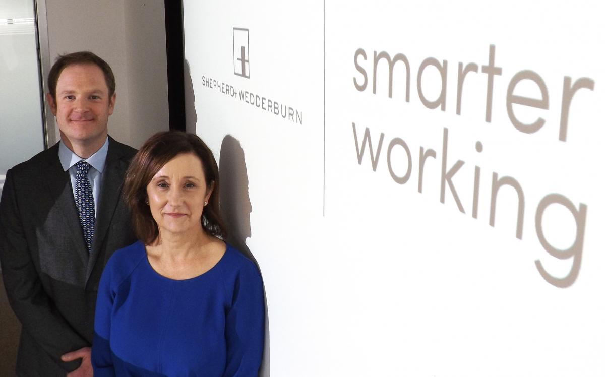 Smarter Working - Shepherd and Wedderburn's Steve Dalgleish and Lynn Beaumont
