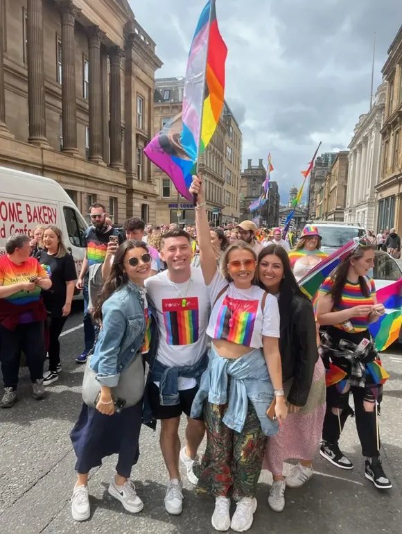 Shepherd and Wedderburn team at Pride march