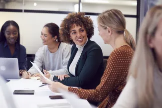 Women in business meeting