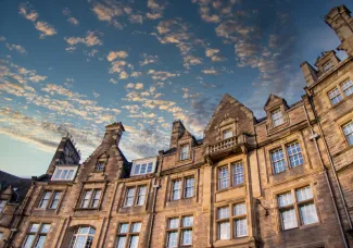 Row of houses in Edinburgh