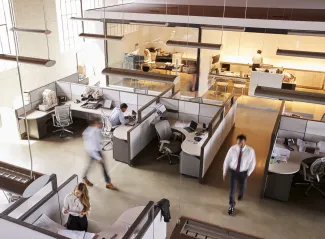 Corporate office environment