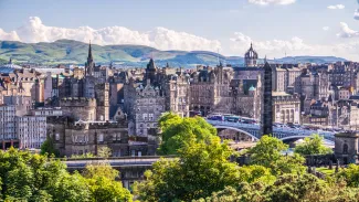 Edinburgh from Calton hill