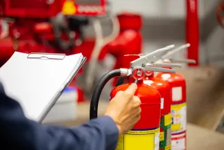 Fire extinguisher safety checks