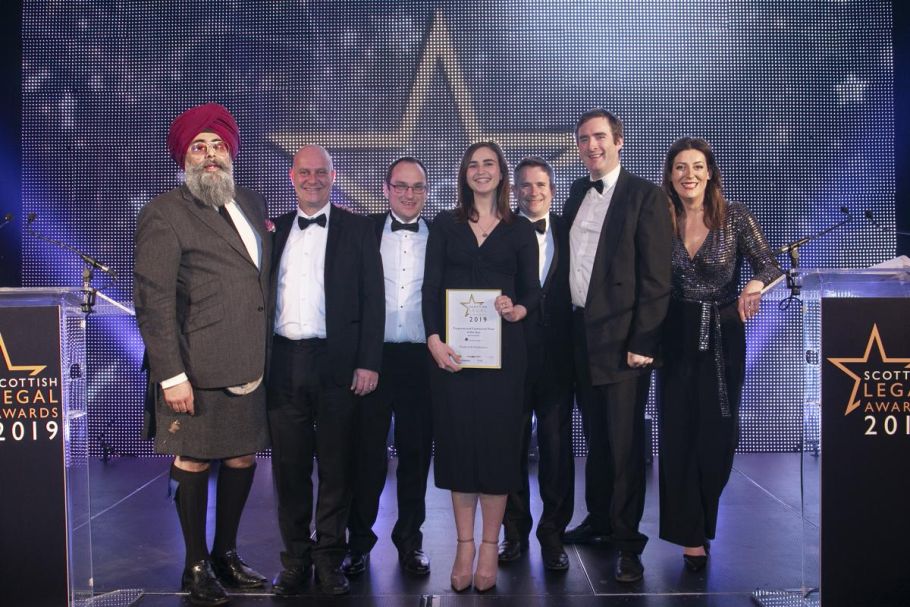 Shepherd and Wedderburn scoops Corporate and Commercial Team of the Year Award
