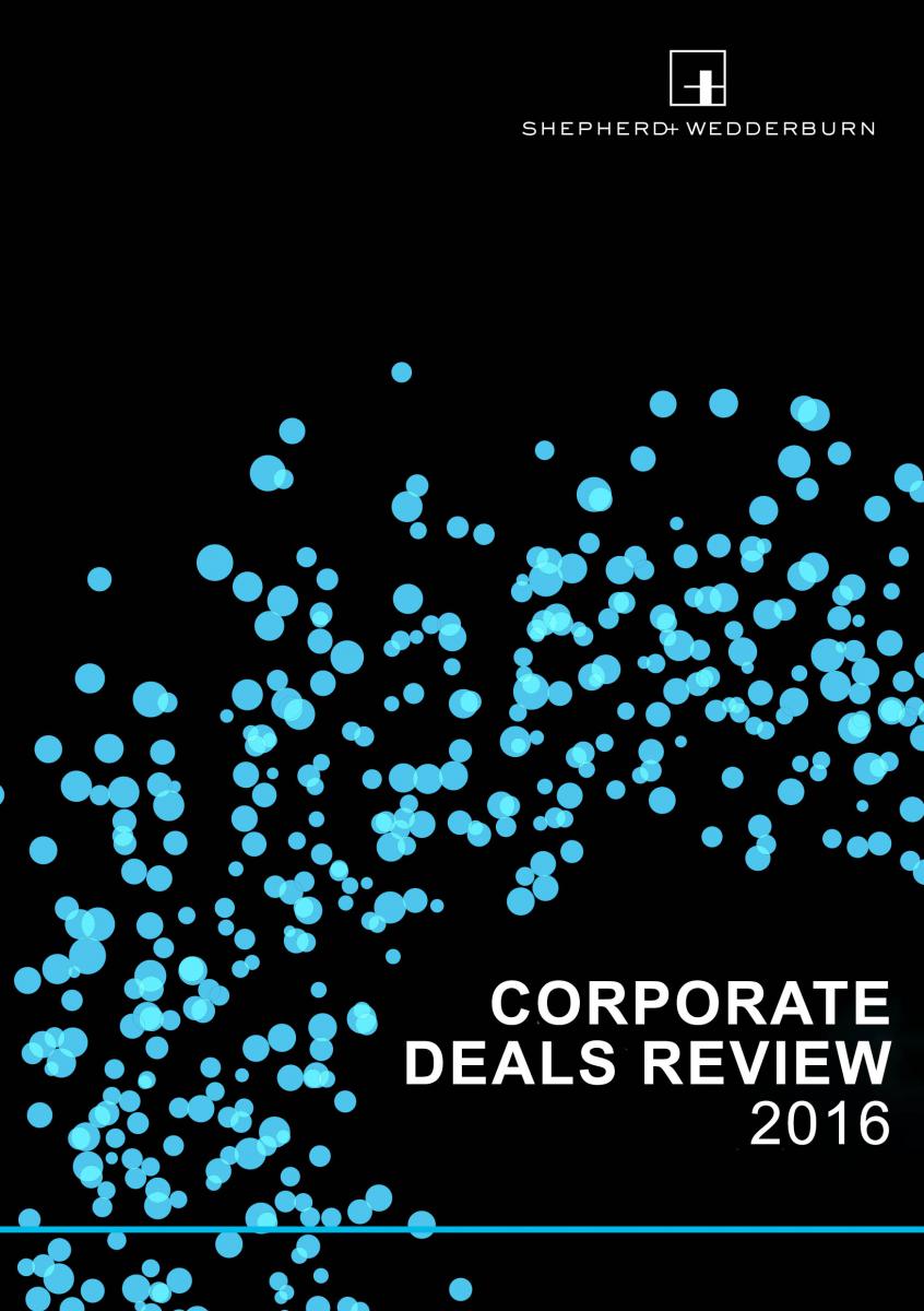 Shepherd and Wedderburn closes deals of £5.7bn