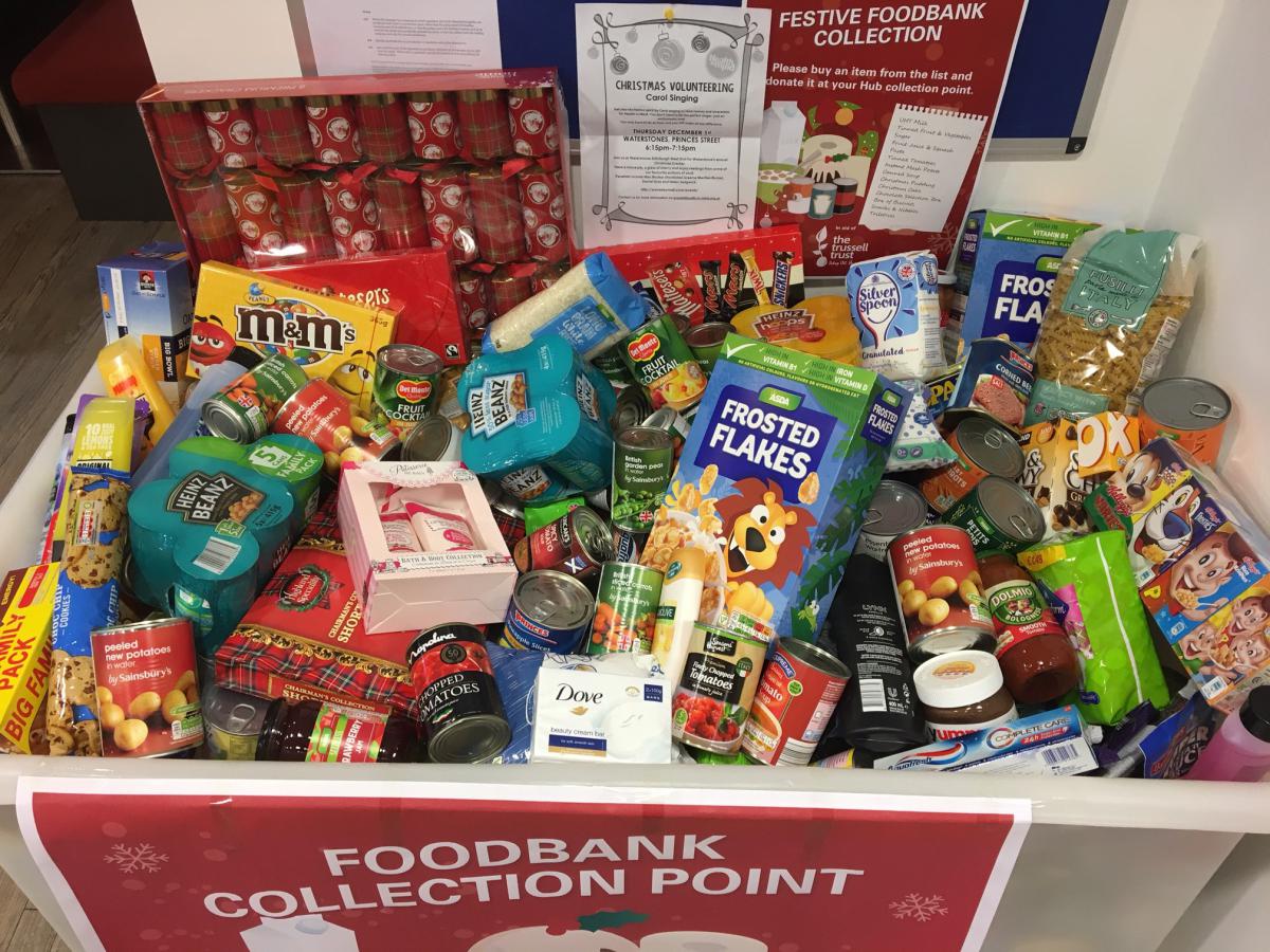 Shepherd and Wedderburn supports Trussell Trust foodbanks at Christmas