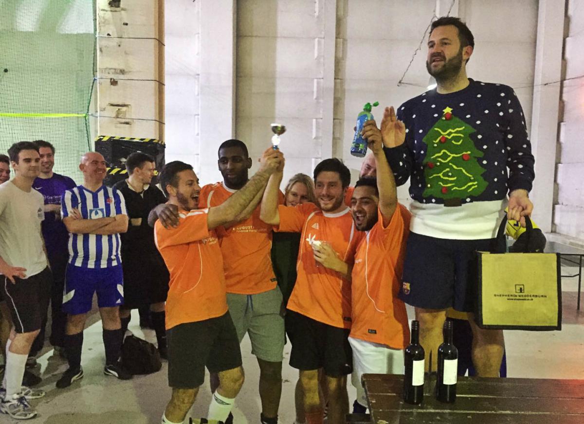 Shepherd and Wedderburn hosts festive football tournament