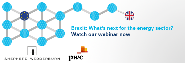 Shepherd and Wedderburn and PwC explore the impact of Brexit on the energy sector in joint webinar
