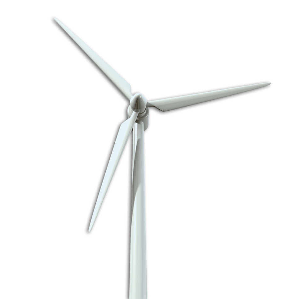 Wind Turbine - Cut out - Shadow