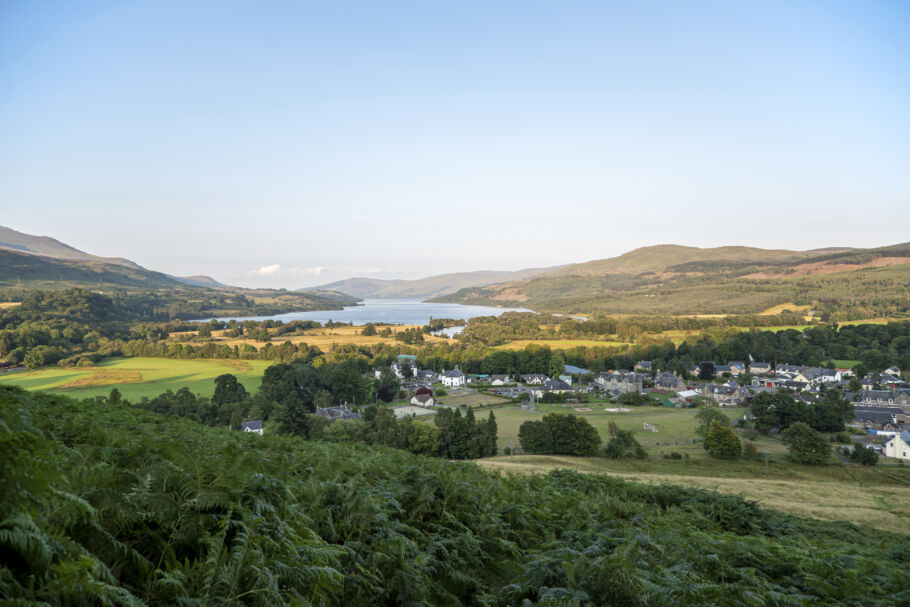 Rural village in Scotland