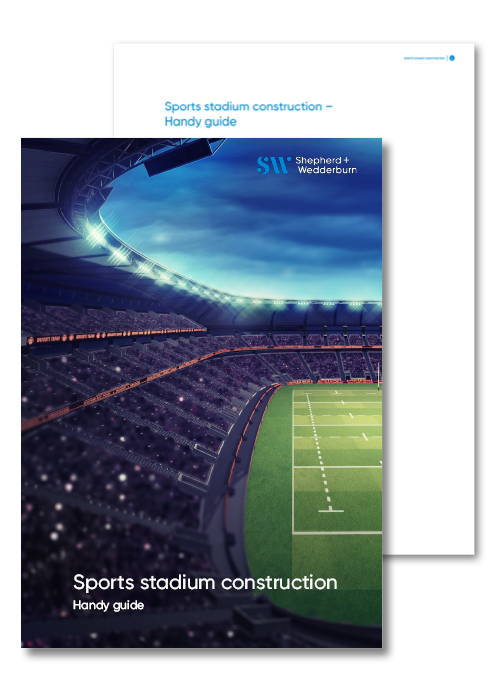 Sports stadium construction