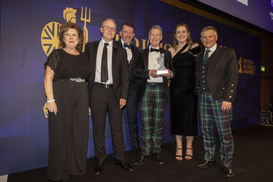 Shepherd and Wedderburn being presented with Legal Firm of the Year at the British Business Awards 2026