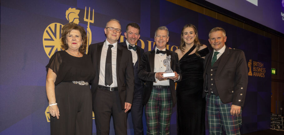 Shepherd and Wedderburn being presented with Legal Firm of the Year at the British Business Awards 2026