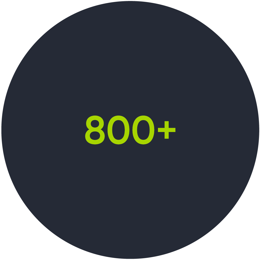 800+