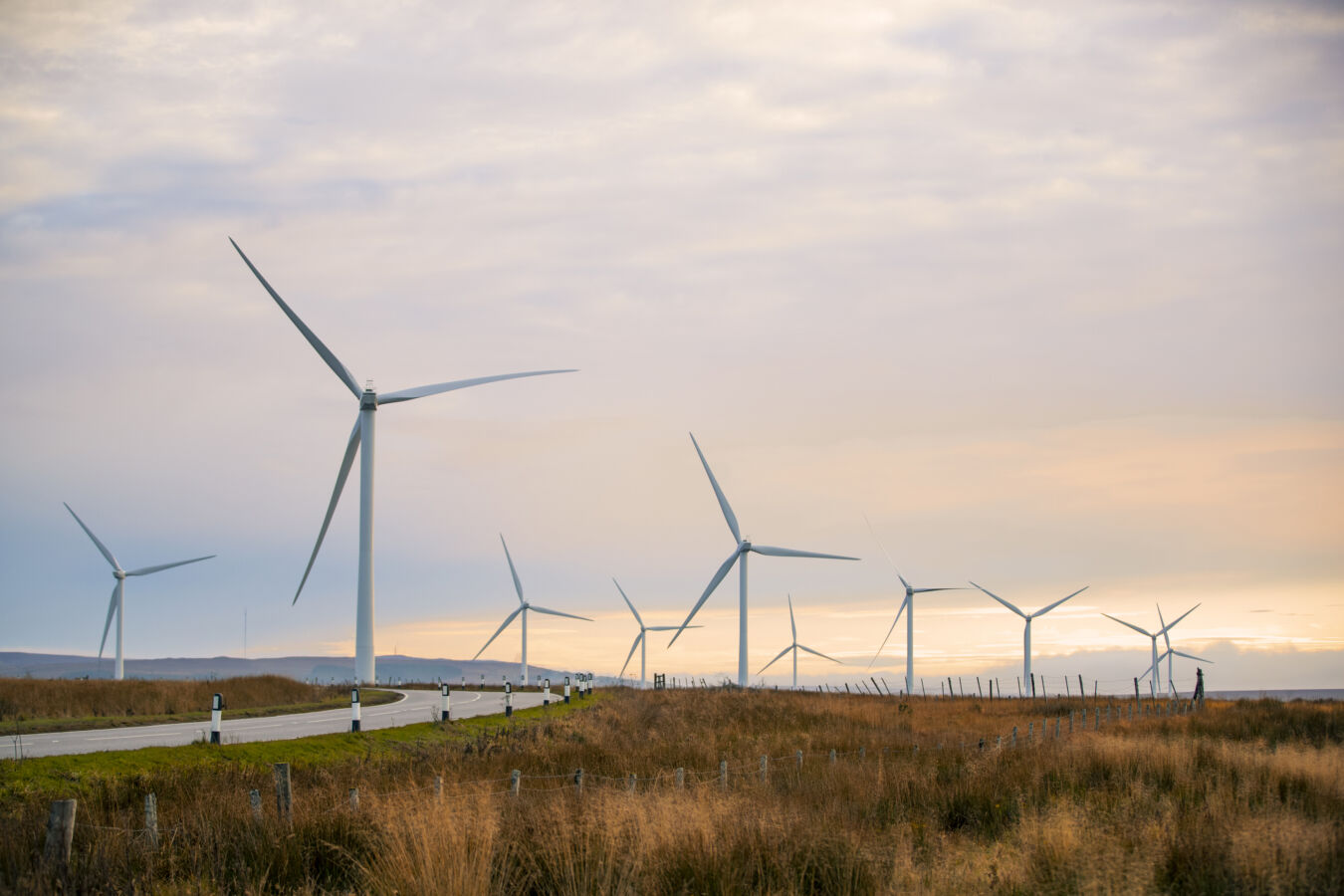 Wind turbines in the Highlands
